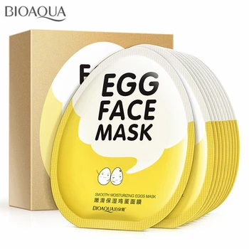 10PCS/box BIOAQUA Egg Serum Whitening Facial Face Mask Anti Aging Moisturizing Shrinking Pores Wrapped Masks Beauty Skin Care
10PCS/box BIOAQUA Egg Serum Whitening Facial Face Mask Anti Aging Moisturizing Shrinking Pores Wrapped Masks Beauty Skin Care