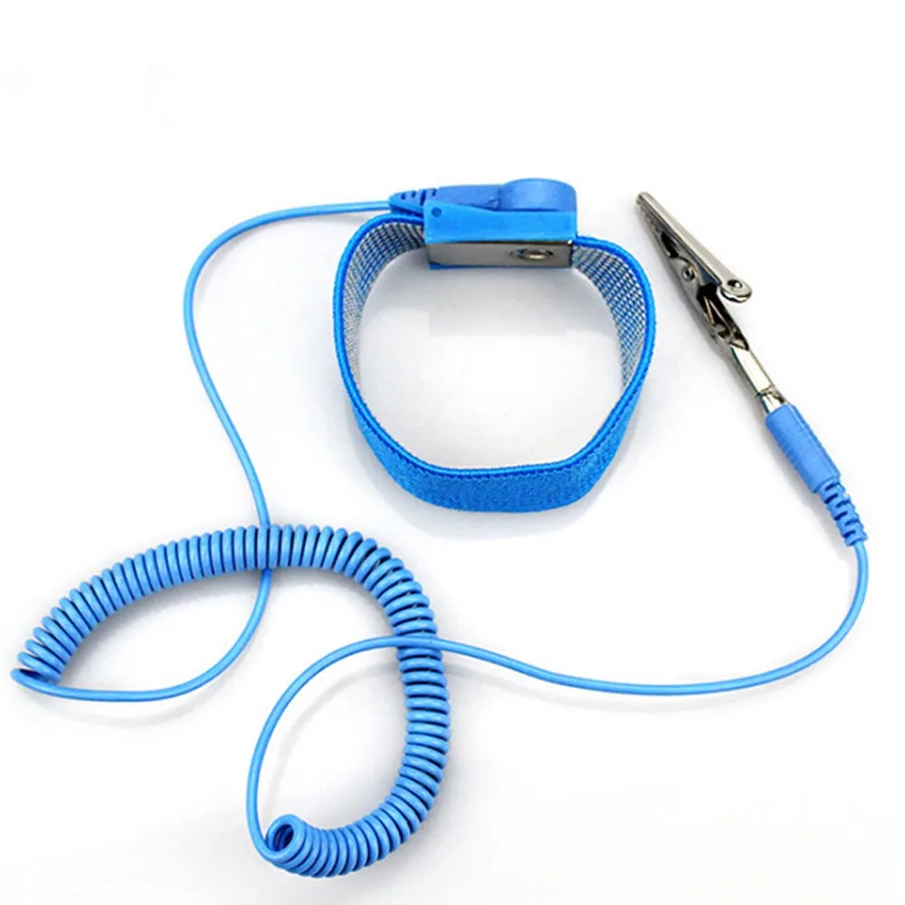Self Defense Anti Static Bracelet Electrostatic ESD Discharge Reusable Wrist Strap Hand with Grounding Wire Welding Work Gloves
Self Defense Anti Static Bracelet Electrostatic ESD Discharge Reusable Wrist Strap Hand with Grounding Wire Welding Work Gloves