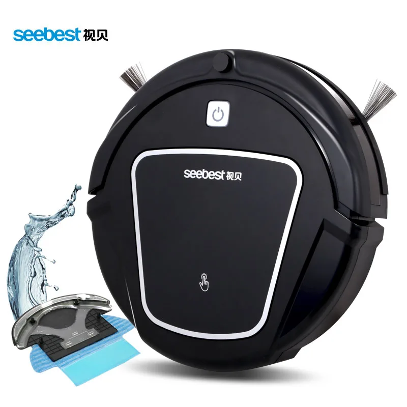 

Robot Vacuum Cleaner with Wet/Dry Mopping Function, Clean Robot Aspirator Time Schedule, Seebest D730 MOMO 2.0 Russia Warehouse