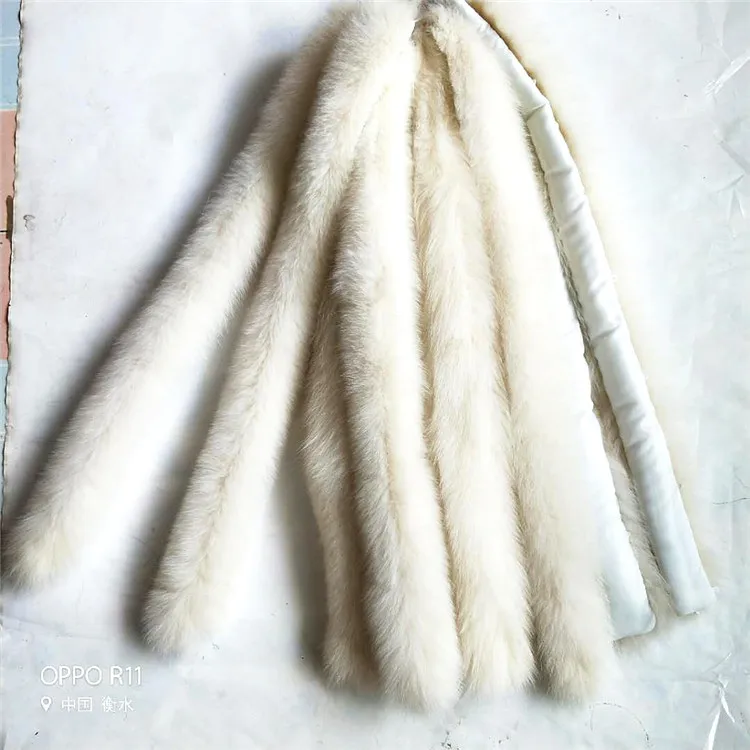 Qearlsart 100% Real Fox Fur scarf for Women 75cm Natural Fox Fur Scarves Men Winter jackets Sweater Beige Fur collar Decor Z333
Qearlsart 100% Real Fox Fur scarf for Women 75cm Natural Fox Fur Scarves Men Winter jackets Sweater Beige Fur collar Decor Z333