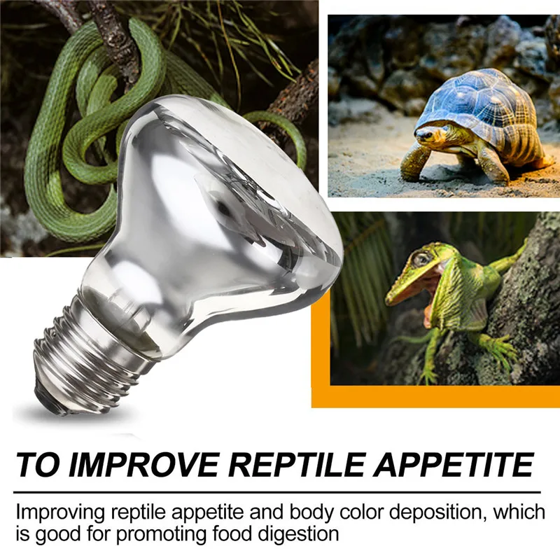 25/40/50/60/75/100W Amphibian Bird Snake Basking Sun Lamp Heater UVA Halogen Bulb Warm White Pet Reptile Heating Lamp
25/40/50/60/75/100W Amphibian Bird Snake Basking Sun Lamp Heater UVA Halogen Bulb Warm White Pet Reptile Heating Lamp