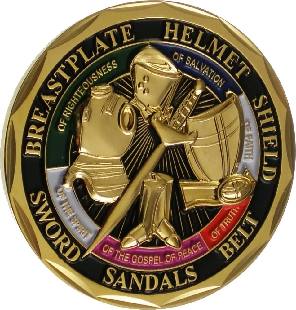 PUT ON THE WHOLE ARMOR OF GOD CHALLENGE COINS SOUVENIR GIFTS MEDAL COMMEMORATIVE, FREE SHIPPING 20PCS/LOT
PUT ON THE WHOLE ARMOR OF GOD CHALLENGE COINS SOUVENIR GIFTS MEDAL COMMEMORATIVE, FREE SHIPPING 20PCS/LOT