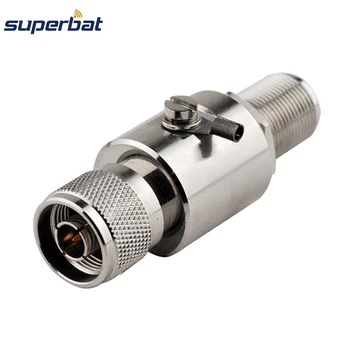 Superbat N Male Plug to N Female Jack RF Coaxial Lightning Surge Protector 0-2500Mhz Connector Adspter
Superbat N Male Plug to N Female Jack RF Coaxial Lightning Surge Protector 0-2500Mhz Connector Adspter