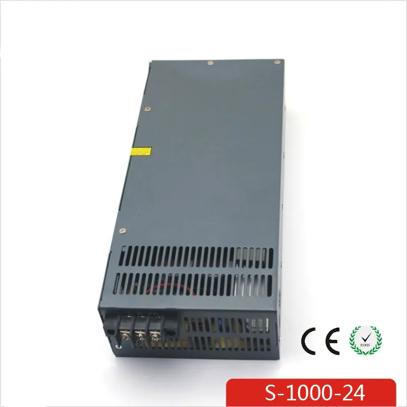 CE Soro 110V INPUT 1000W 24V 42A power supply Single Output Switching power supply for LED Strip light AC to DC UPS ac-dc
CE Soro 110V INPUT 1000W 24V 42A power supply Single Output Switching power supply for LED Strip light AC to DC UPS ac-dc