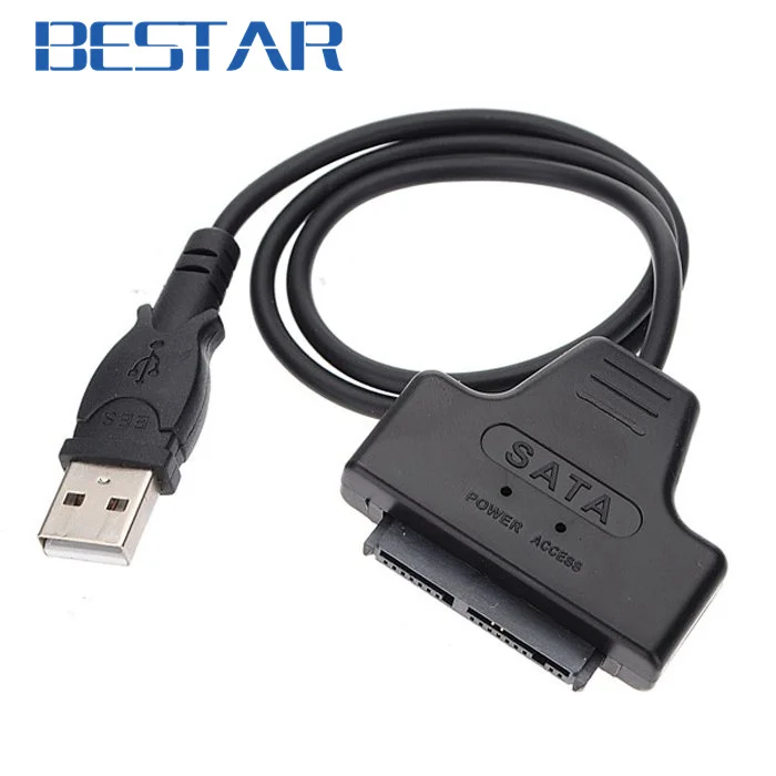 

USB2.0 USB 2.0 to Micro SATA 7+9 16P 1.8" SSD Hard Disk Drive hdd Adapter Cable 50cm usb micro sata adapter Connector