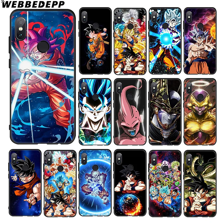 WEBBEDEPP DRAGON BALL Z Goku Soft Case for Xiaomi 9 8 SE 6 A1 A2 Lite MIA1 MIA2 Lite MI8 MI6 MAX 3 POCOPHONE F1 Cover
WEBBEDEPP DRAGON BALL Z Goku Soft Case for Xiaomi 9 8 SE 6 A1 A2 Lite MIA1 MIA2 Lite MI8 MI6 MAX 3 POCOPHONE F1 Cover