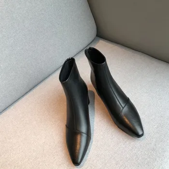 GPOKHDS 2020 women ankle boots soft cow leather pointed toe zippers winter short plush high heels female ankle boots size 34-43
GPOKHDS 2020 women ankle boots soft cow leather pointed toe zippers winter short plush high heels female ankle boots size 34-43