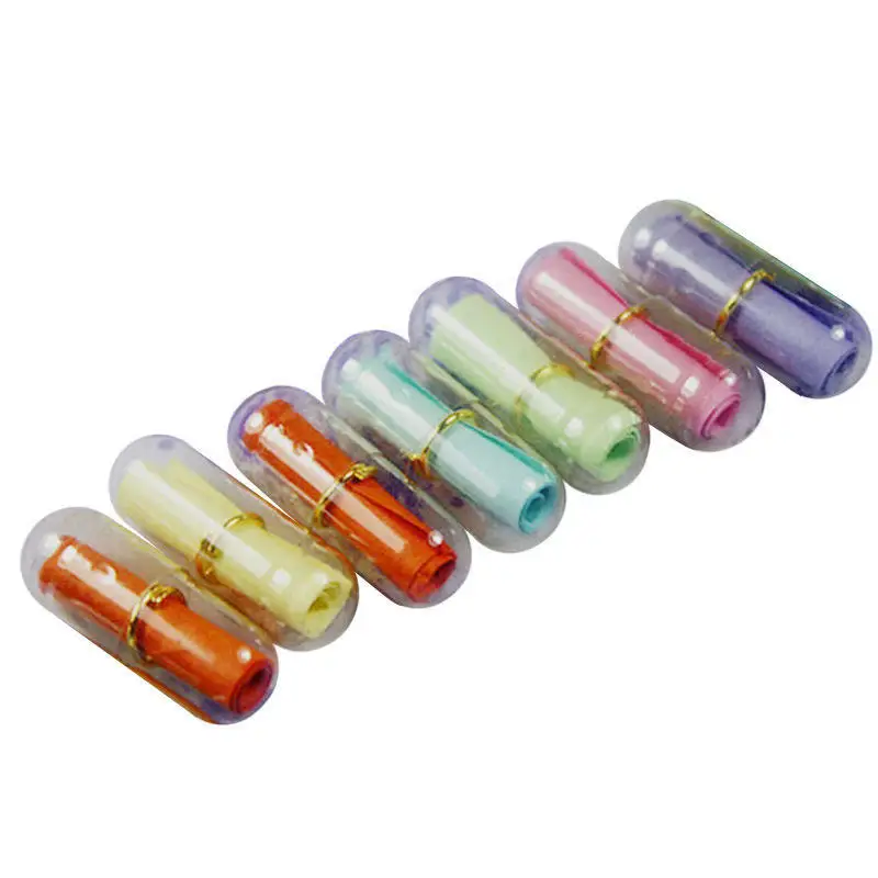New 100Pcs Message in a Bottle Message Capsule Letter Love Pill Full Clear Wish Bottle With Paper Scrip Storage 2019
New 100Pcs Message in a Bottle Message Capsule Letter Love Pill Full Clear Wish Bottle With Paper Scrip Storage 2019