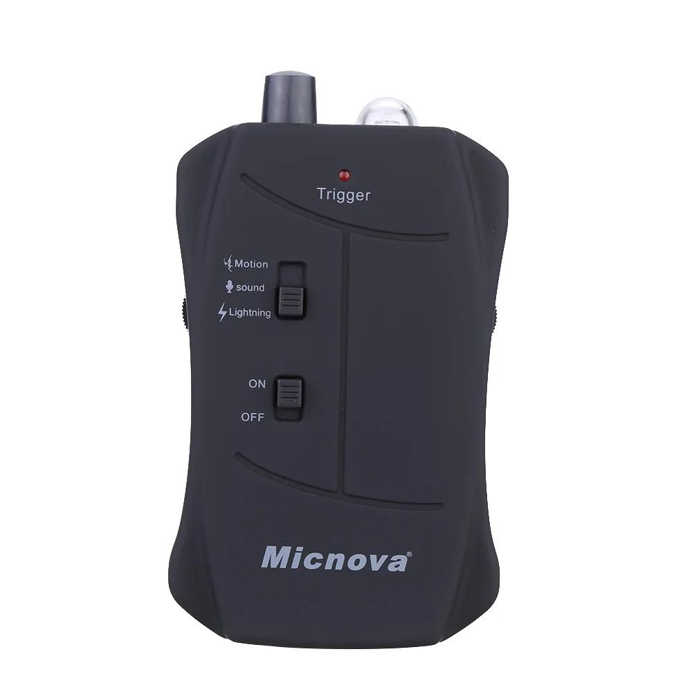 Micnova MQ-VTC Flash Trigger with 3 in 1 Motion Sound Triggering Mode Transceivers Compatible for Canon DSLR Cameras
Micnova MQ-VTC Flash Trigger with 3 in 1 Motion Sound Triggering Mode Transceivers Compatible for Canon DSLR Cameras