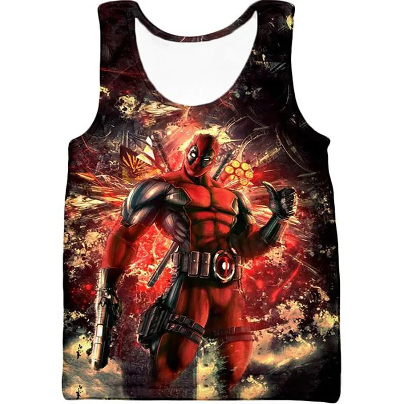Deadpool Tank Top Men Gym Tank Tops Marvel 3D Sleeveless Shirt Funny Mens Fitness Tops Bodybuilding Vests Super Man Singlet
Deadpool Tank Top Men Gym Tank Tops Marvel 3D Sleeveless Shirt Funny Mens Fitness Tops Bodybuilding Vests Super Man Singlet
