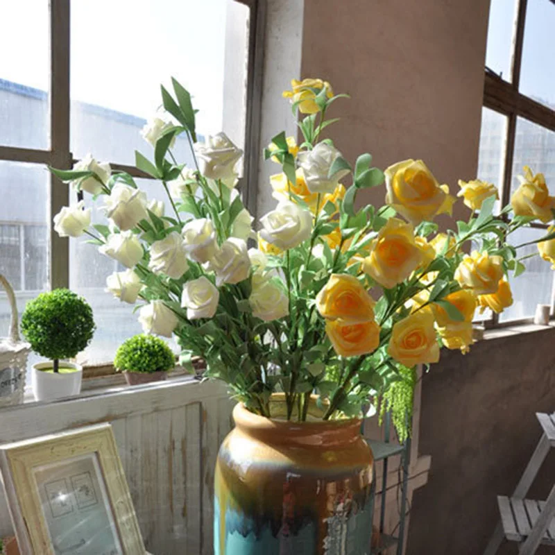 Hot Simulation Artificial Flower Rose Decoration Durable for Festival Home Wedding LSK99
Hot Simulation Artificial Flower Rose Decoration Durable for Festival Home Wedding LSK99