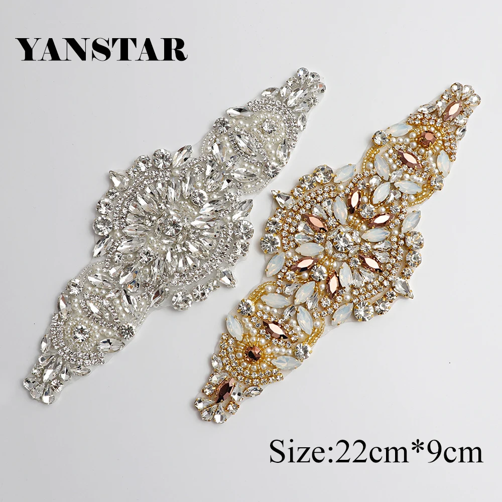 YANSTAR 30 шт. оптом стразы аппликации Пришивание свадебных платьев пояс Opals золото кристалл утюгом для невесты YS958
YANSTAR 30 шт. оптом стразы аппликации Пришивание свадебных платьев пояс Opals золото кристалл утюгом для невесты YS958