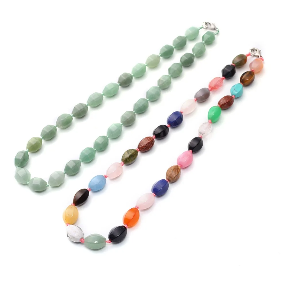 6pcs/lot Natural Quartz Stone Cheery Quartz Colorful Choker Necklace Knotted Facet String Energy Beaded Necklace Collar Free
6pcs/lot Natural Quartz Stone Cheery Quartz Colorful Choker Necklace Knotted Facet String Energy Beaded Necklace Collar Free