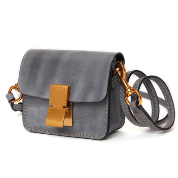 women European and American style leather messenger bag Fog Wax Fashion Mini Shoulder Bag Crossbody bag Vintage handmade purple 
women European and American style leather messenger bag Fog Wax Fashion Mini Shoulder Bag Crossbody bag Vintage handmade purple