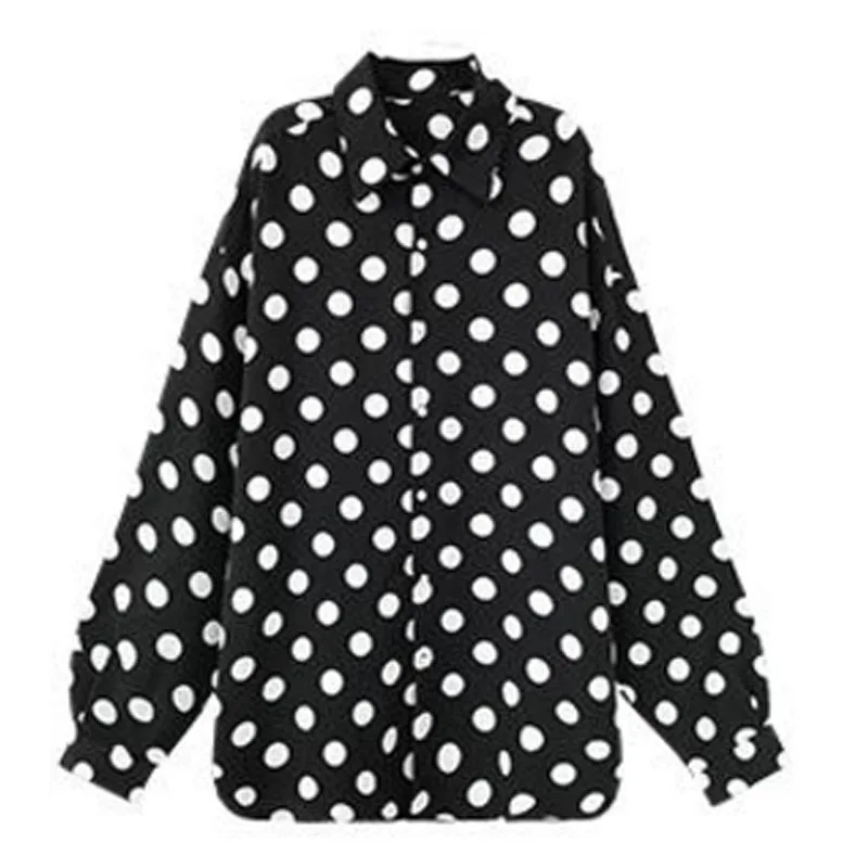 Summer 2019 New Women Long Sleeve Blouse Polk Dot Female Shirts Loose Chiffon Plus Size 4XL Brand Tops Clothes Blause Lady Top
Summer 2019 New Women Long Sleeve Blouse Polk Dot Female Shirts Loose Chiffon Plus Size 4XL Brand Tops Clothes Blause Lady Top