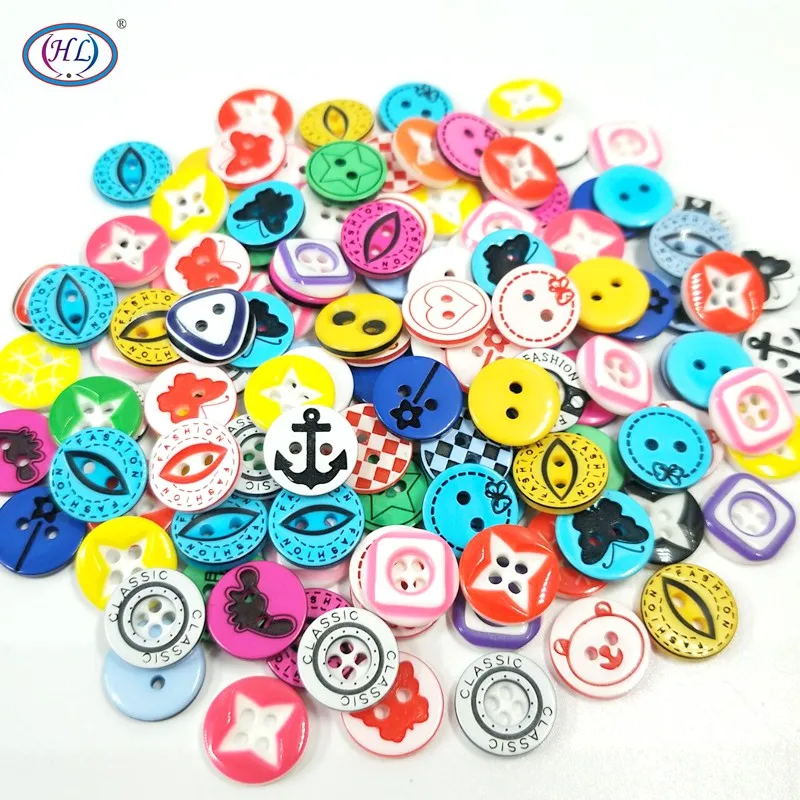 HL 100pcs 12MM Lots Mix Colorful Cartoon Resin Buttons DIY Scrapbooking Accessories Kid's Apparel Sewing Notions
HL 100pcs 12MM Lots Mix Colorful Cartoon Resin Buttons DIY Scrapbooking Accessories Kid's Apparel Sewing Notions