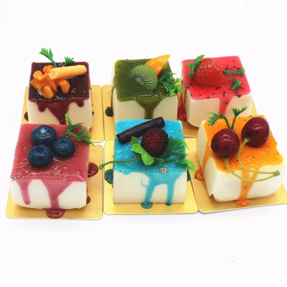 Artificial Cake PU Square Fruit Fake Cake Toy Phtograph Props Decoration Artificial Cakes
Artificial Cake PU Square Fruit Fake Cake Toy Phtograph Props Decoration Artificial Cakes