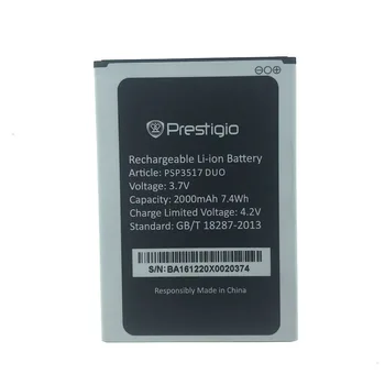 10pcs/lot WISECOCO NEW 2000mAh Battery For Prestigio Wize NX3 PSP3517 DUO PSP 3517 PSP35O7 DUO Cellphone Bateria+Tracking Number
10pcs/lot WISECOCO NEW 2000mAh Battery For Prestigio Wize NX3 PSP3517 DUO PSP 3517 PSP35O7 DUO Cellphone Bateria+Tracking Number