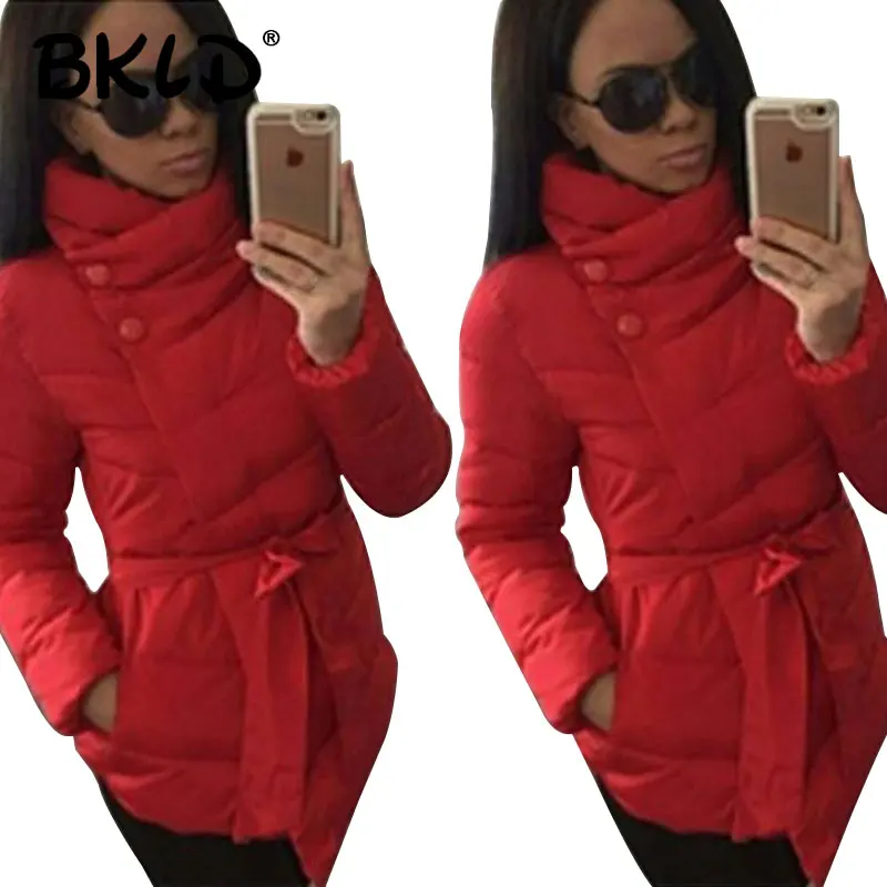 BKLD 2019 New Casual Women Winter Parkas Jacket Thick Long Sleeve Jacket Irregular With Belt Turtleneck Jacket Warm Woman Coats
BKLD 2019 New Casual Women Winter Parkas Jacket Thick Long Sleeve Jacket Irregular With Belt Turtleneck Jacket Warm Woman Coats