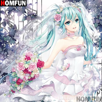 HOMFUN Full Square/Round Drill 5D DIY Diamond Painting "Cartoon bride" 3D Embroidery Cross Stitch 5D Home Decor A13419
HOMFUN Full Square/Round Drill 5D DIY Diamond Painting "Cartoon bride" 3D Embroidery Cross Stitch 5D Home Decor A13419