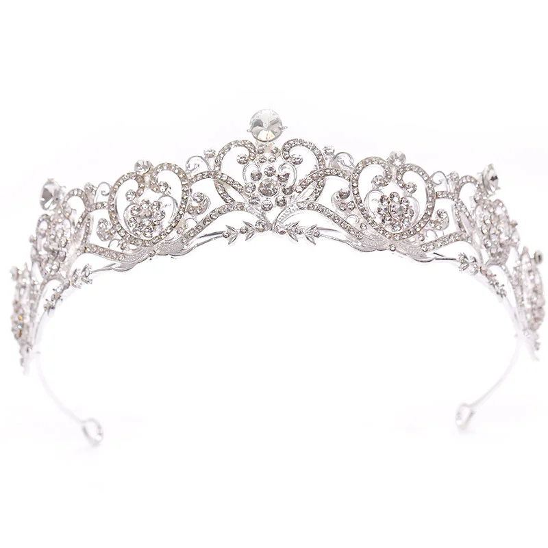 New Wedding Silver Crown Hair Accessories Rhinestone Crystal Queen Tiaras And Crowns Bridal Headpiece Hair Jewelry HG328
New Wedding Silver Crown Hair Accessories Rhinestone Crystal Queen Tiaras And Crowns Bridal Headpiece Hair Jewelry HG328