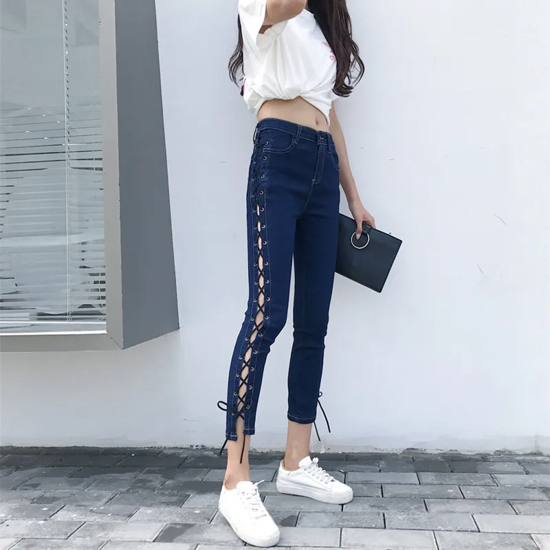 crop top and ankle jeans