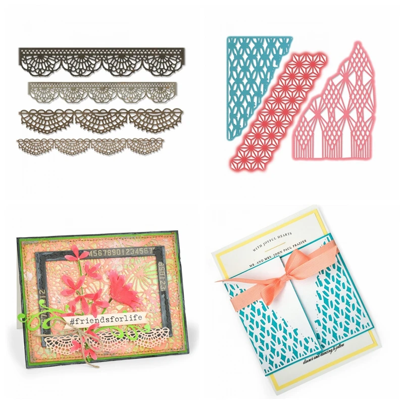 Lace Edge Border Frame Metal Cutting Dies Stencils for DIY Scrapbooking Embossing Lace Decoration Card Crafts Die Cut 2019
Lace Edge Border Frame Metal Cutting Dies Stencils for DIY Scrapbooking Embossing Lace Decoration Card Crafts Die Cut 2019