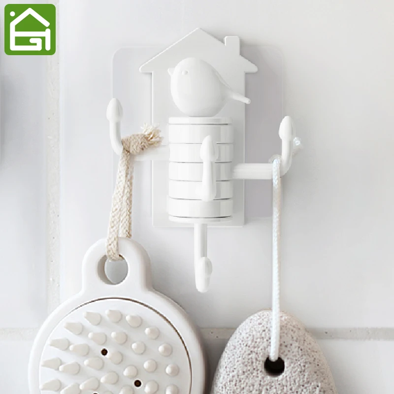 Multifunctional Plastic Stick Hook Bathroom Kitchen Wall Mounted Hanger with Rotate Hooks
Multifunctional Plastic Stick Hook Bathroom Kitchen Wall Mounted Hanger with Rotate Hooks
