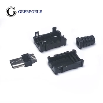 10 pcs/lot USB Male 5 Pin With Sheath Plastic Shell Micro USB Connector Jack Tail Phone Plug Sockect Terminals DIY Assembles
10 pcs/lot USB Male 5 Pin With Sheath Plastic Shell Micro USB Connector Jack Tail Phone Plug Sockect Terminals DIY Assembles