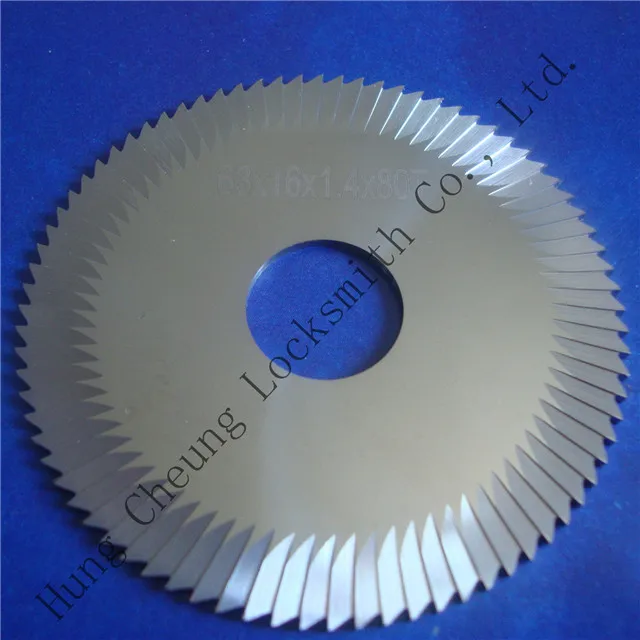 Slid Carbide Face Milling Cutter FP8 tungsten steel side milling cutter for JMA ECCO key duplicating machines(63mmx1.4mmx16mm)
Slid Carbide Face Milling Cutter FP8 tungsten steel side milling cutter for JMA ECCO key duplicating machines(63mmx1.4mmx16mm)
