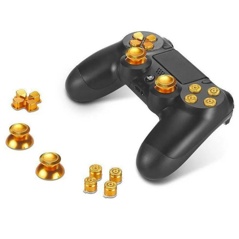 7-in-1 Kit for PS4 Controller Dualshock 4 Replacement Metal Dpad+Joystick Cap+Bullet Buttons Key Buttons Handle Metal Button
7-in-1 Kit for PS4 Controller Dualshock 4 Replacement Metal Dpad+Joystick Cap+Bullet Buttons Key Buttons Handle Metal Button