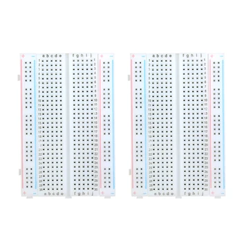 2pcs Mini 400 Tie-Point PCB Solderless Breadboard Prototype Protoboard for Arduino High Frequency And Low Noise Circuits
2pcs Mini 400 Tie-Point PCB Solderless Breadboard Prototype Protoboard for Arduino High Frequency And Low Noise Circuits