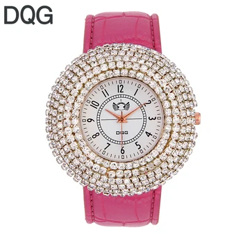 New Fashion Top Brand Quartz Watch Women Full Crystal Big Dial Watch Women Leather Strap Watches Relogio Feminino Hot Sale
New Fashion Top Brand Quartz Watch Women Full Crystal Big Dial Watch Women Leather Strap Watches Relogio Feminino Hot Sale