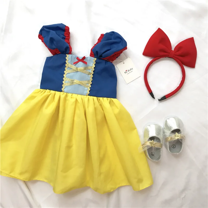 2019 Summer Design Snow White Baby Girls Princess Dresses Puff Sleeve Dance Perform Kids Dress Girls Clothes (free Hair Hoop)
2019 Summer Design Snow White Baby Girls Princess Dresses Puff Sleeve Dance Perform Kids Dress Girls Clothes (free Hair Hoop)