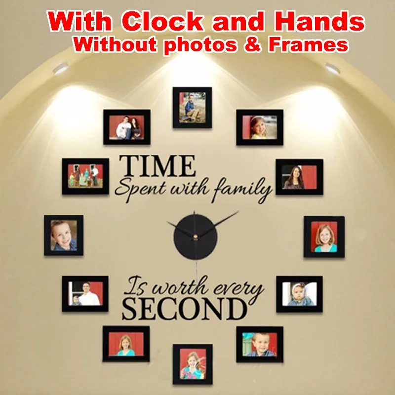 TIME SPENT WITH FAMILY Wall Art Decal Quote Wall Stickers DIY Murals Home Decor Clock Decoration For Kids Room
TIME SPENT WITH FAMILY Wall Art Decal Quote Wall Stickers DIY Murals Home Decor Clock Decoration For Kids Room