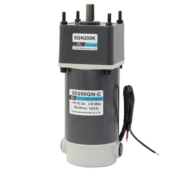 200w DC 24V 10/20/30/50/100/150/200/300/500/600 R/min High Power Gear Reducer Micro Speed Motor Positive Negative Slow Speed
200w DC 24V 10/20/30/50/100/150/200/300/500/600 R/min High Power Gear Reducer Micro Speed Motor Positive Negative Slow Speed