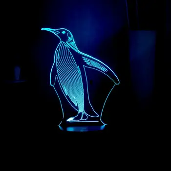 Cute Animal LED Night Light Penguin RGB 7 Color Change Desk Lamp USB Touch Remote Novelty Kid's Gift Toys Home Luminaria Decor
Cute Animal LED Night Light Penguin RGB 7 Color Change Desk Lamp USB Touch Remote Novelty Kid's Gift Toys Home Luminaria Decor