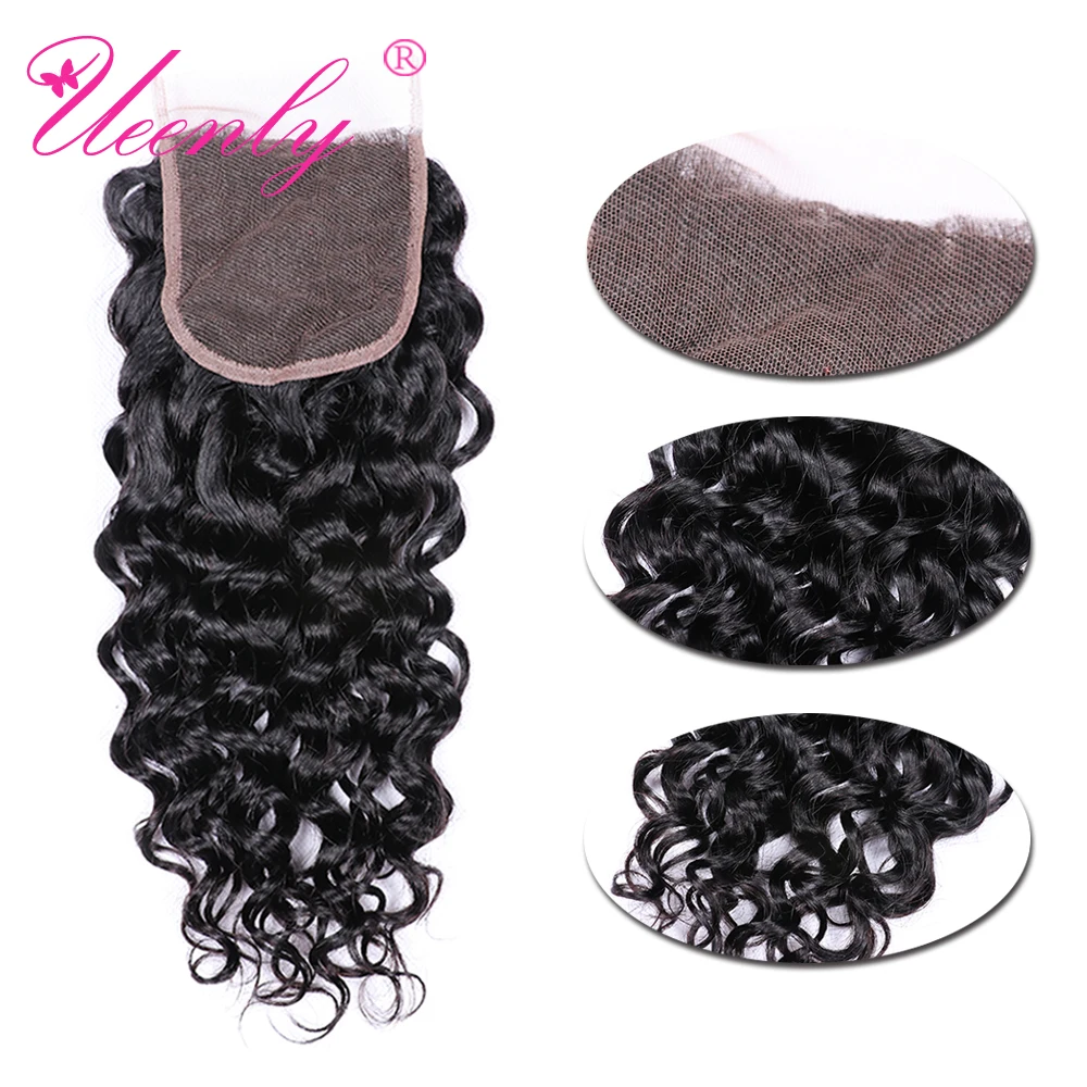 UEENLY Brazilian Water Wave Lace Closure 130% Density Remy Human Hair Extension 4x4 Lace Closure Hair free shipping
UEENLY Brazilian Water Wave Lace Closure 130% Density Remy Human Hair Extension 4x4 Lace Closure Hair free shipping
