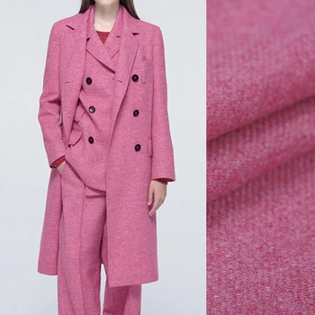 Thin Sweet Pink Wool Fabric for Spring and Autumn Suit Dress Outwear Overcoat Jacket 150CM Wide 340G/M Weight DE619
Thin Sweet Pink Wool Fabric for Spring and Autumn Suit Dress Outwear Overcoat Jacket 150CM Wide 340G/M Weight DE619