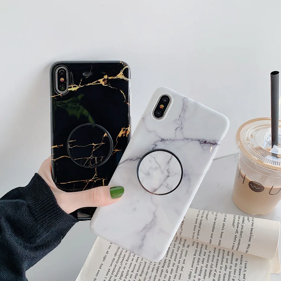 For iPhone 7 Plus XR X XS Max Case Luxury Marble Pattern Foldable Kickstand Holder Cover For iPhone 8 6s Plus Soft TPU Coque
For iPhone 7 Plus XR X XS Max Case Luxury Marble Pattern Foldable Kickstand Holder Cover For iPhone 8 6s Plus Soft TPU Coque
