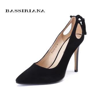 High heels shoes woman 2017 Genuine suede leather women Pumps Thin Spike Heel Pointed Toe Spring Free shippinng BASSIRIANA
High heels shoes woman 2017 Genuine suede leather women Pumps Thin Spike Heel Pointed Toe Spring Free shippinng BASSIRIANA