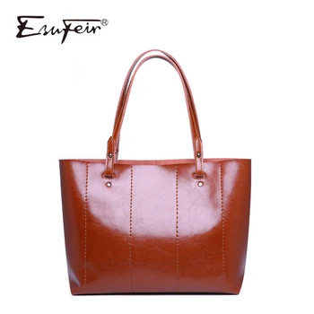ESUFEIR 2018 Genuine Leather Women Handbag Vintage Crossbody Bag Fashion Shoulder Bag Designer Tote Ladies Large Capacity Bag
ESUFEIR 2018 Genuine Leather Women Handbag Vintage Crossbody Bag Fashion Shoulder Bag Designer Tote Ladies Large Capacity Bag