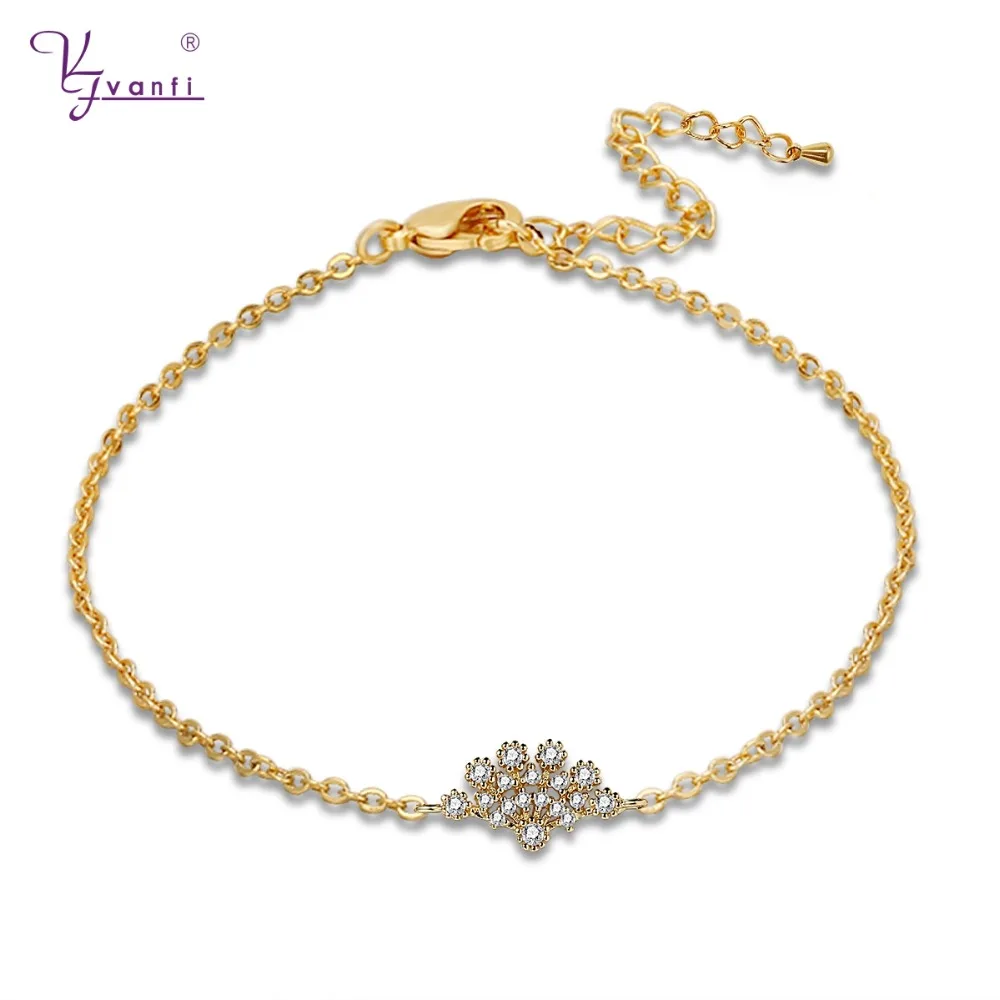 Fan crown shape simple European and American Style chain&link Bracelet&Bangle women gift
Fan crown shape simple European and American Style chain&link Bracelet&Bangle women gift
