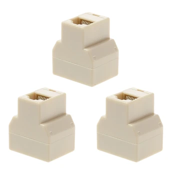 3Pcs 1 To 2 Way LAN Ethernet Network Cable RJ45 Female Splitter Connector Adapter
3Pcs 1 To 2 Way LAN Ethernet Network Cable RJ45 Female Splitter Connector Adapter