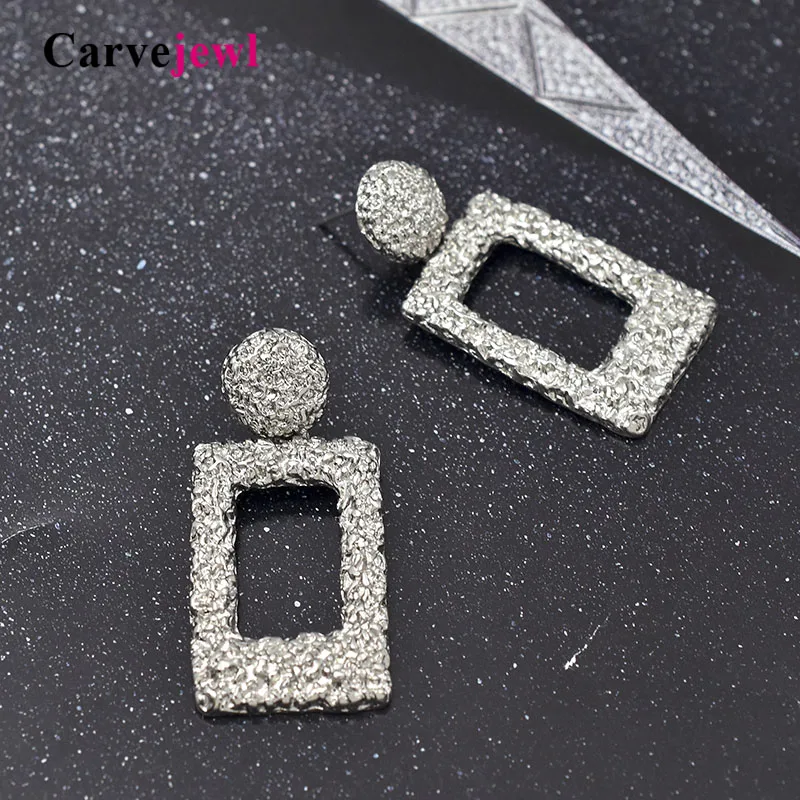 Carvejewl Vintage Earrings rectangle statement new metal Hanging earrings for women jewelry fashion European wholesale earrings
Carvejewl Vintage Earrings rectangle statement new metal Hanging earrings for women jewelry fashion European wholesale earrings