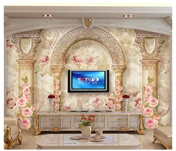 3D Custom European Style Mural Photo Wallpaper European style Roman column TV sofa background wall home decoration painting
3D Custom European Style Mural Photo Wallpaper European style Roman column TV sofa background wall home decoration painting