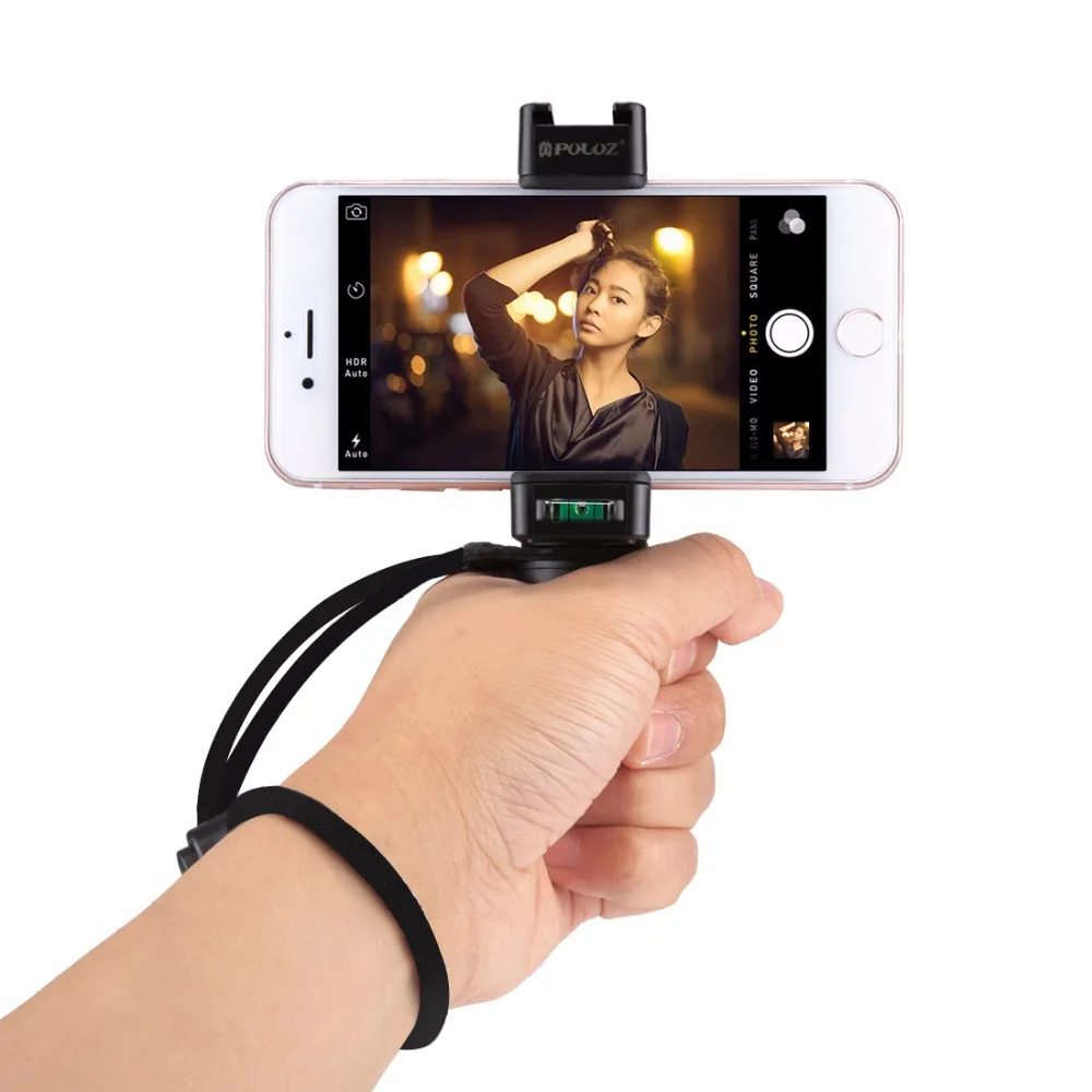PULUZ PU366 Smartphone Handheld Grip Rig Stabilizer Tripod Adapter with Wrist Strap Cold Shoe Mount for Led Video Light Microp
PULUZ PU366 Smartphone Handheld Grip Rig Stabilizer Tripod Adapter with Wrist Strap Cold Shoe Mount for Led Video Light Microp