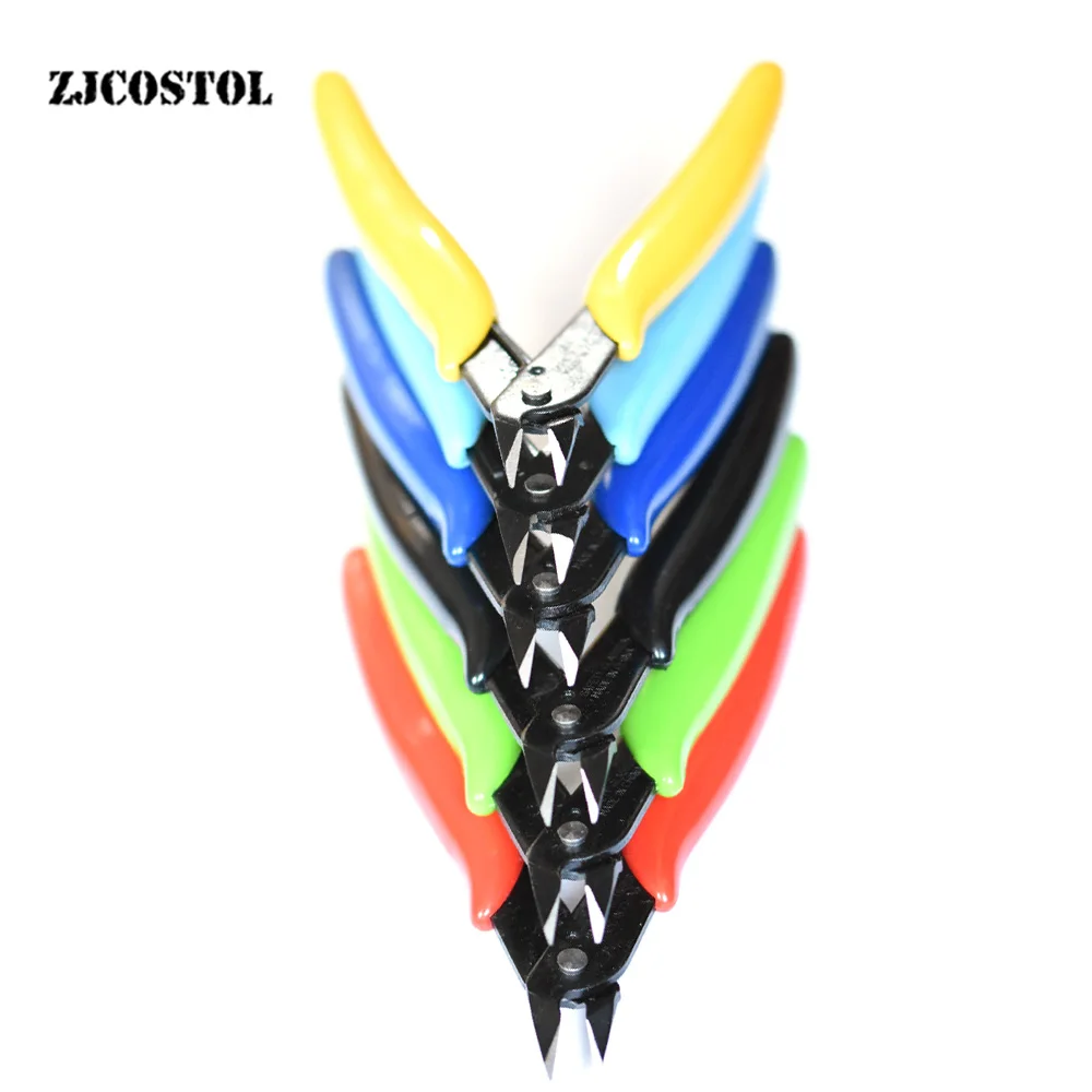 ZJCOSTOL Wire Cutter Pliers Electronic Diagonal Pliers Scissors DIY Tool Model Pliers Mini Diagonal Cutting Nippers Multicolor
ZJCOSTOL Wire Cutter Pliers Electronic Diagonal Pliers Scissors DIY Tool Model Pliers Mini Diagonal Cutting Nippers Multicolor