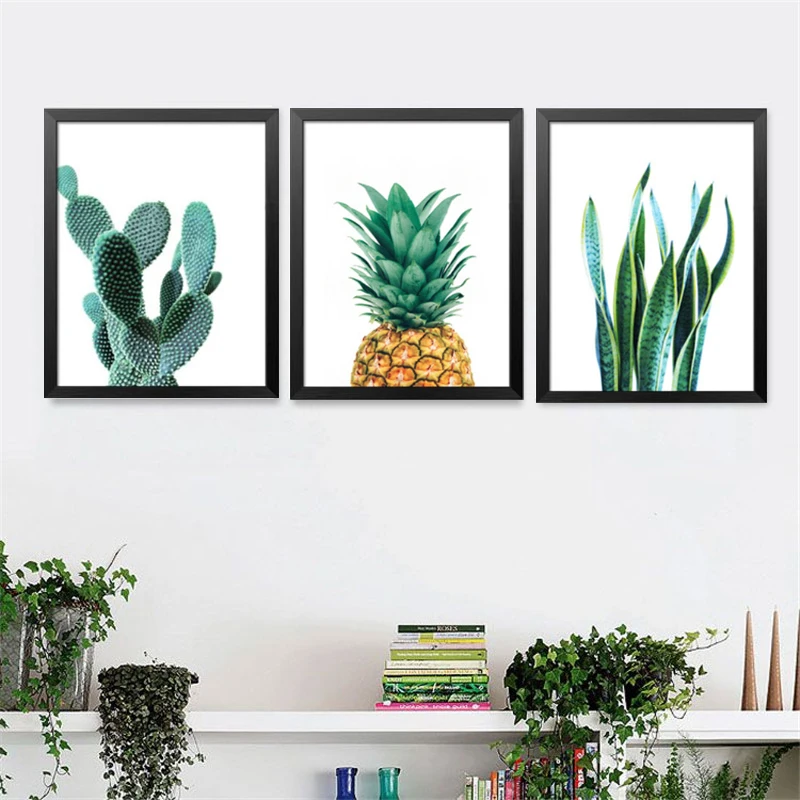 Modern Cactus Pineapple Aloe Plants Poster Wall Decorative Painting Creative Fruits Botanical Wall Art Painting FG0042
Modern Cactus Pineapple Aloe Plants Poster Wall Decorative Painting Creative Fruits Botanical Wall Art Painting FG0042