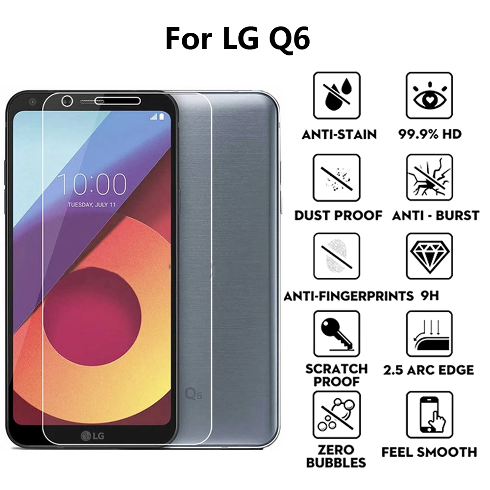 2Pcs Tempered Glass For LG Q6 Screen Protector LG Q6 alpha Q6a Q 6 a M700 Screen Protector Glass Protective Flim Cover Case
2Pcs Tempered Glass For LG Q6 Screen Protector LG Q6 alpha Q6a Q 6 a M700 Screen Protector Glass Protective Flim Cover Case